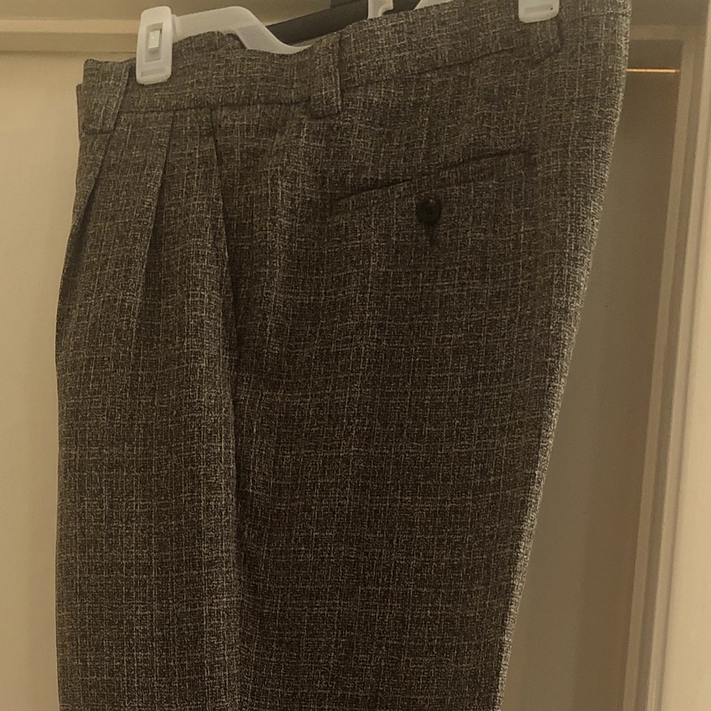 Men Slacks Grey 100% Rayon, Great for the Office, Church, You decide.